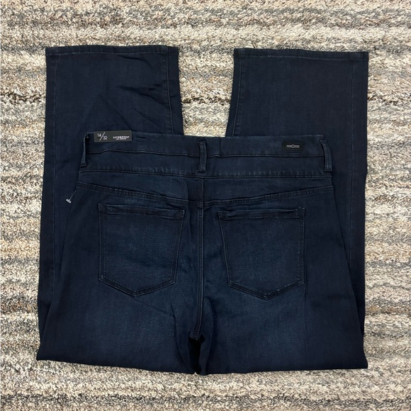 Liverpool The Wide Leg Jeans Sz 14/32 NWT | Liverpool Dark Wash Wide Leg Jeans- - Picture 9 of 16